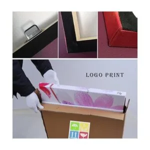 Kreative Arts Lienzo de animales en blanco y negro arte_6