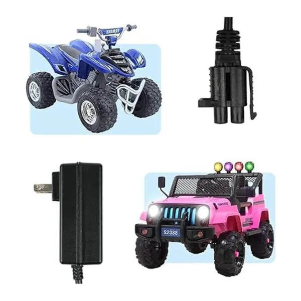 LotFancy Cargador de batería de 12 V para niños de paseo