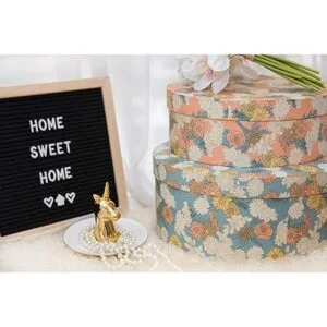 Soul Lane Cajas de cartón decorativas con tapa juego de_3