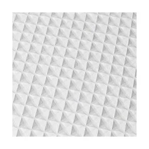 Cortina de ducha de tela blanca para baño spa hotel de