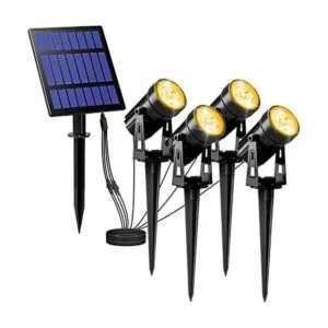 TSUNUS Foco solar para jardín al aire libre 4 en 1_1