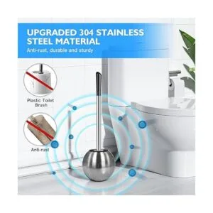 IXO Cepillo de inodoro y soporte para inodoro 2 unidades_2