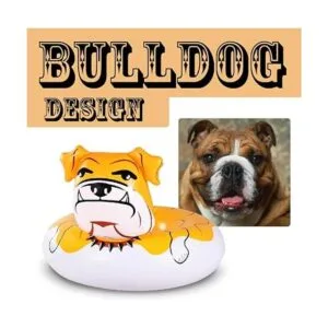 Bulldog Float 53 pulgadas gigante inflable piscina_5