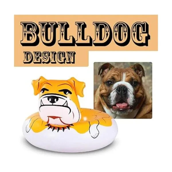 Bulldog Float 53 pulgadas gigante inflable piscina_5