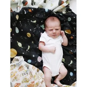 Loulou Lollipop Manta suave de muselina para bebé manta_3