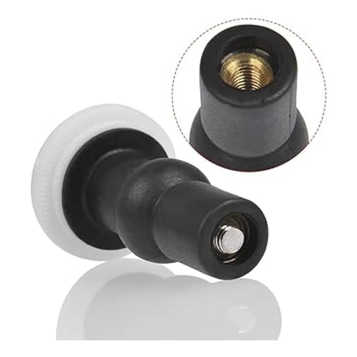 FOCCTS Juego de 4 tornillos de bisagras para asiento de