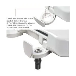 FOCCTS Juego de 4 tornillos de bisagras para asiento de