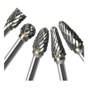 Double Cut Carbide Rotary Burr Set 10 Pcs 18 Shank_3