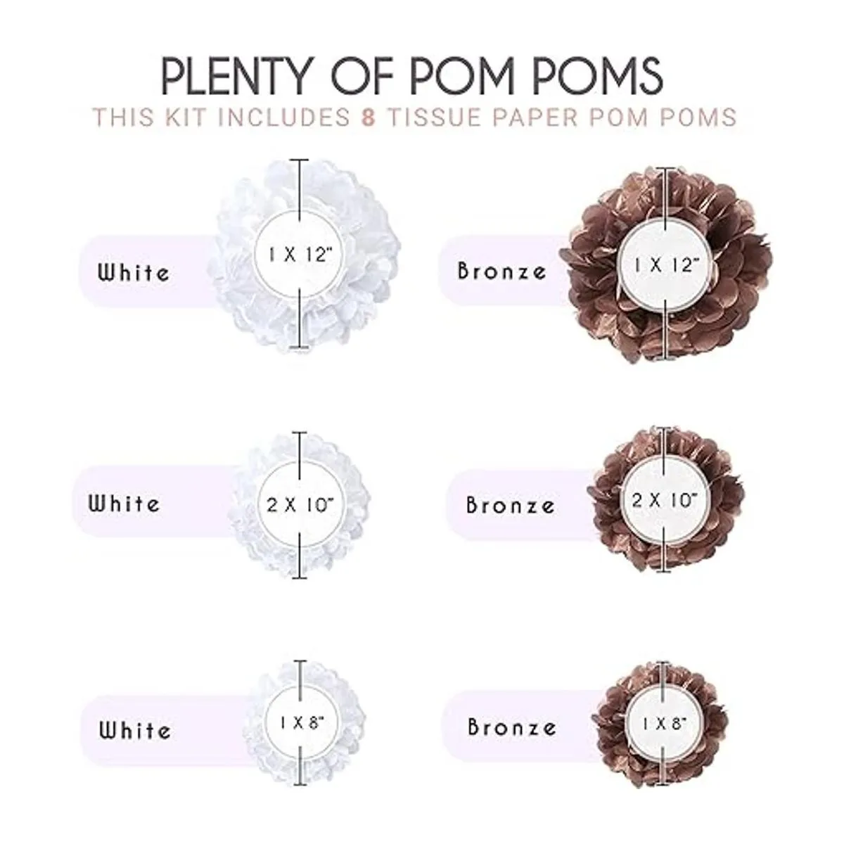 Kit de decoración de baby shower para niña de Epiqueone_4