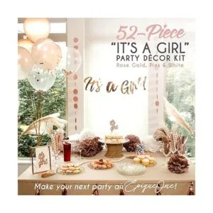 Kit de decoración de baby shower para niña de Epiqueone_2