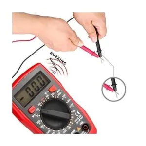 Multímetro digital de rango probador de voltios medidor_3