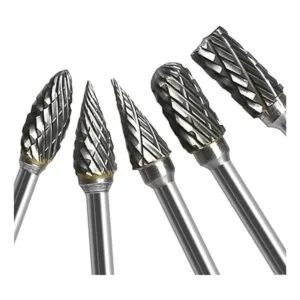 Double Cut Carbide Rotary Burr Set 10 Pcs 18 Shank_2