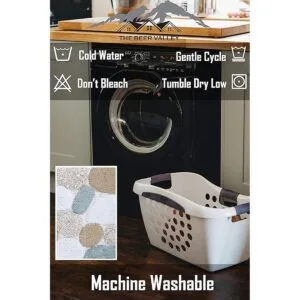 Pebble Alfombra de baño de 21 x 31 pulgadas color beige_6