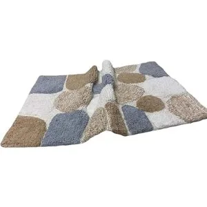Pebble Alfombra de baño de 21 x 31 pulgadas color beige_5