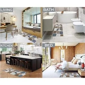 Pebble Alfombra de baño de 21 x 31 pulgadas color beige_2