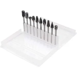 Double Cut Carbide Rotary Burr Set 10 Pcs 18 Shank_6