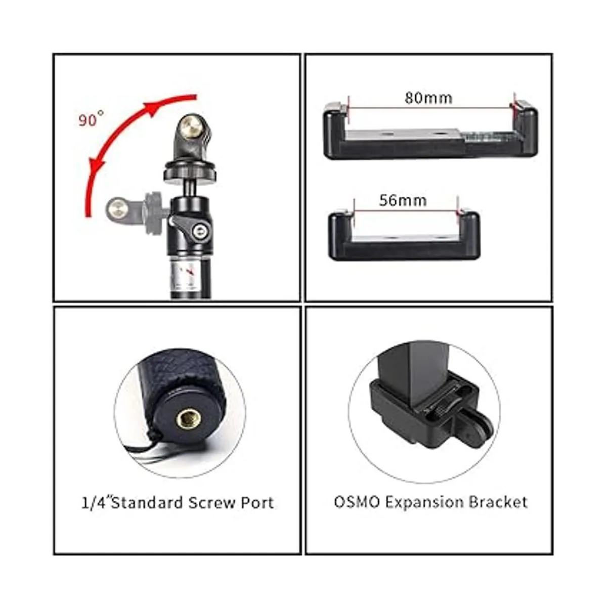 Smatree Selfie Stick compatible con DJI OSMO Pocket 2OSMO