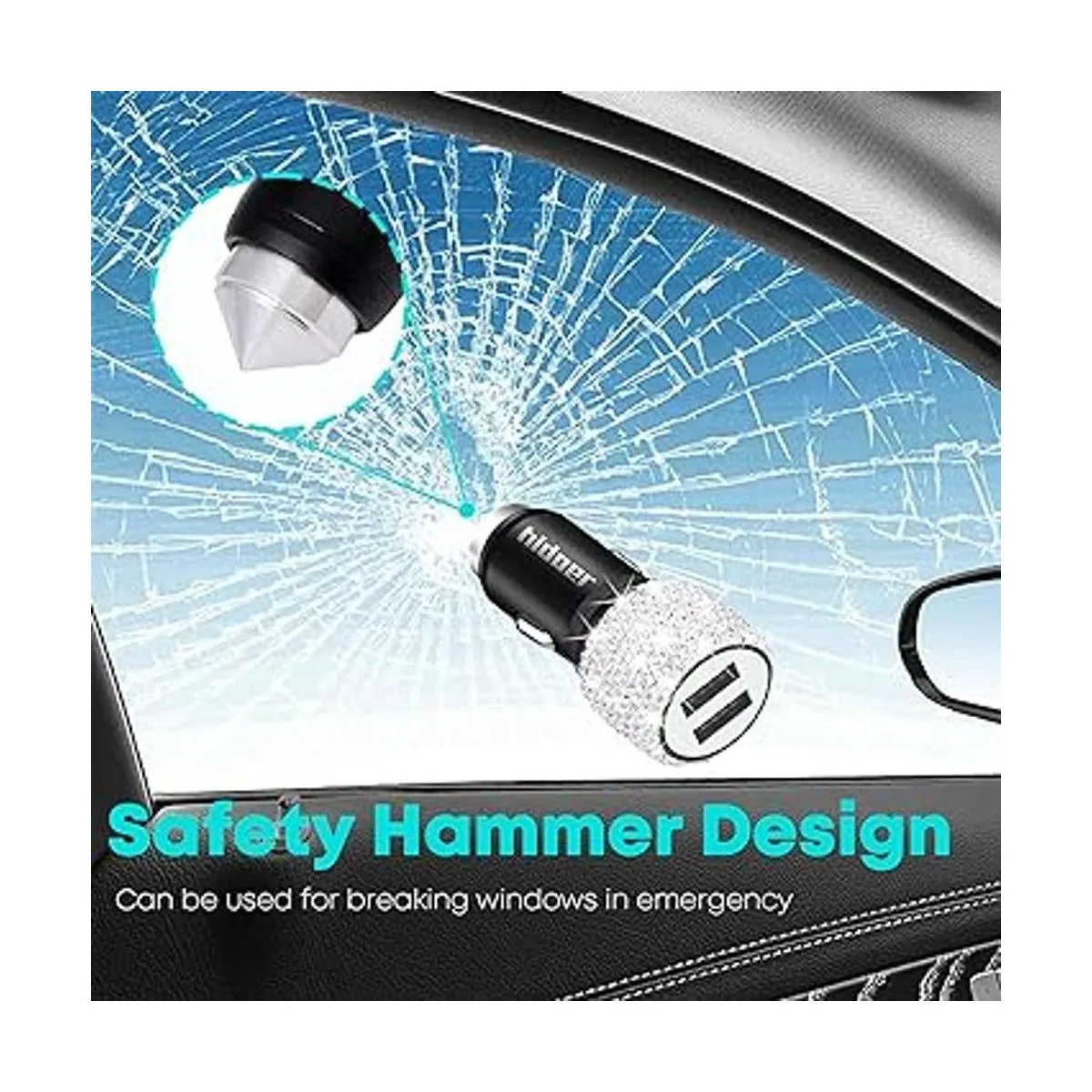 Bling Cargador USB para automóvil de 5 V2.4 A_3