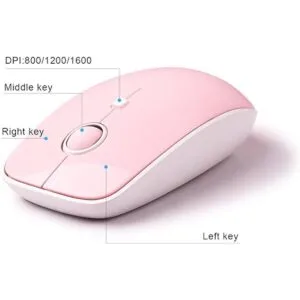 Combo de teclado inalámbrico rosa combo de teclado y_6