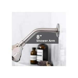 LDR Brazo de ducha y brida de 8 pulgadas construcción de_3