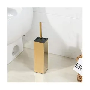 BGL Cepillo y soporte para inodoro independiente de acero_2