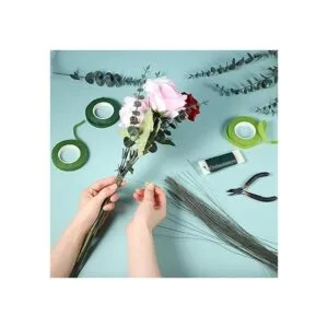 Pengxiaomei Kit de arreglos florales cinta floral y