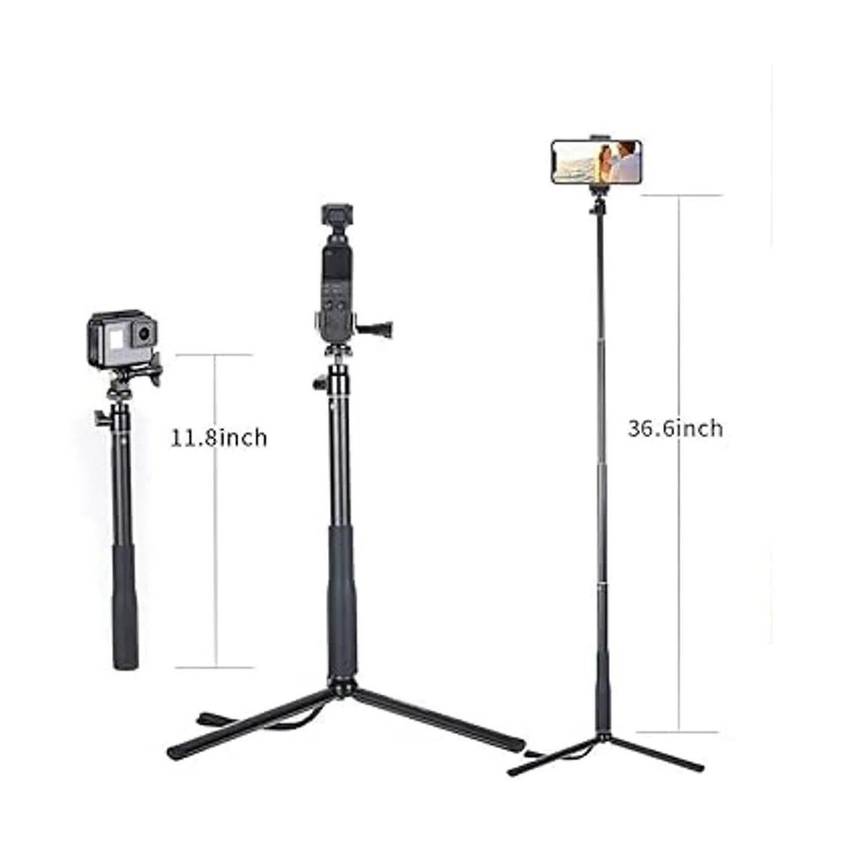 Smatree Selfie Stick compatible con DJI OSMO Pocket 2OSMO