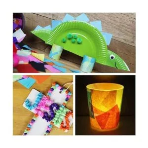 Exquiss 3400 hojas de papel de seda cuadrados de 2_3