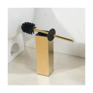 BGL Cepillo y soporte para inodoro independiente de acero_3