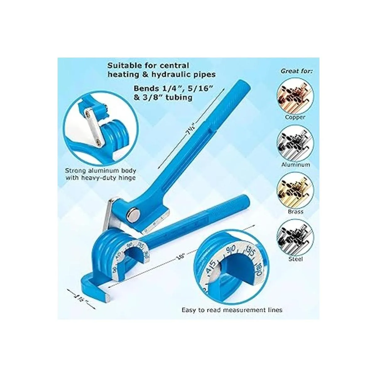 LORESO Dobladora de tubos dobladora de tubos de 0 a 180_3