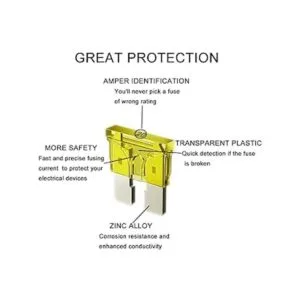 MuHize Fusibles estándar de 100 piezas de fusibles de_3