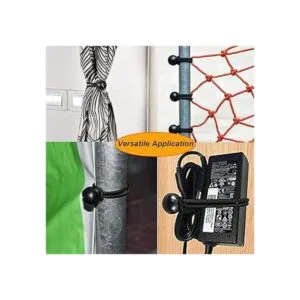 Cordones elásticas de bola 50 paquetes 4 pulgadas color_2