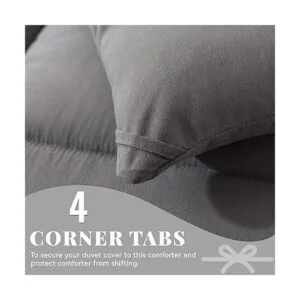 Cosybay edredón alternativo de plumón lengetas blancas_4