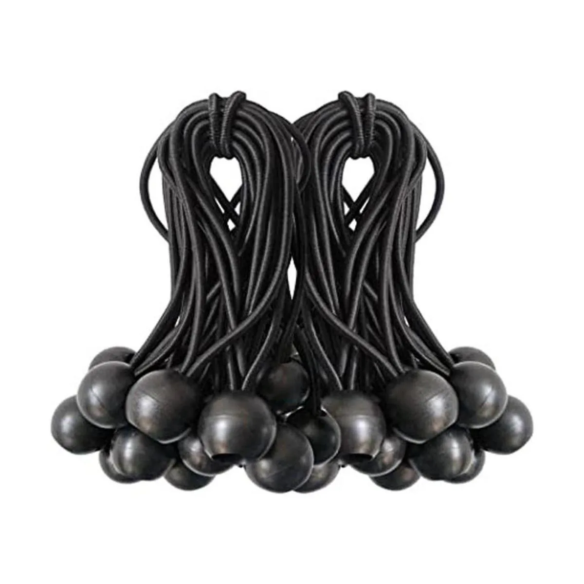 Cordones elásticas de bola 50 paquetes 4 pulgadas color_1