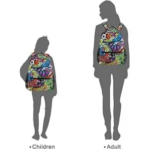 Tarity Cool Graffiti mochila escolar para niños y niñas