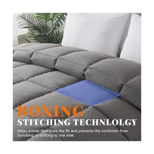 Cosybay edredón alternativo de plumón lengetas blancas_2