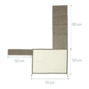 Navaris Cat Scratch Mat Sofa Protector Natural Sisal_4