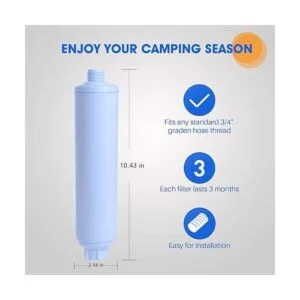 PUREPLUS Filtro de agua en línea de RV NSF filtración