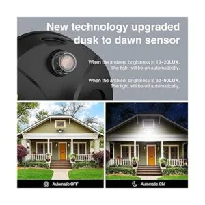 Onforu Luces LED de seguridad de 50 W iluminación del_2