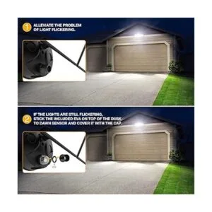 Onforu Luces LED de seguridad de 50 W iluminación del_5