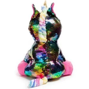 HollyHOME Lentejuelas Unicornio de peluche de juguete_3