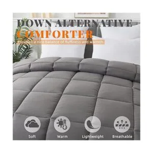 Cosybay edredón alternativo de plumón lengetas blancas_3