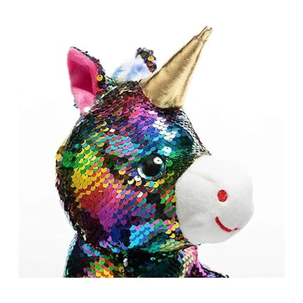 HollyHOME Lentejuelas Unicornio de peluche de juguete_4