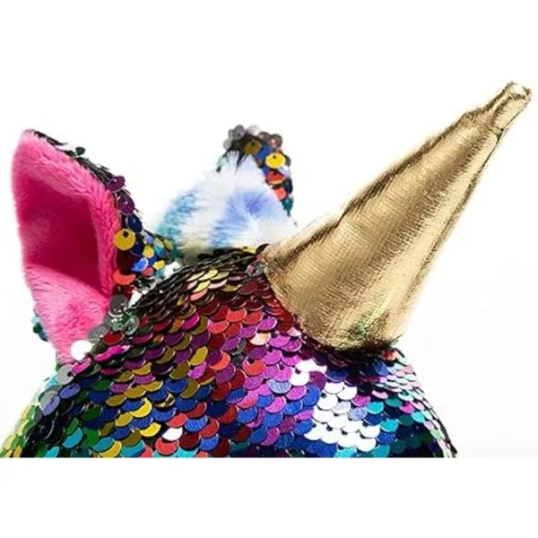 HollyHOME Lentejuelas Unicornio de peluche de juguete_5