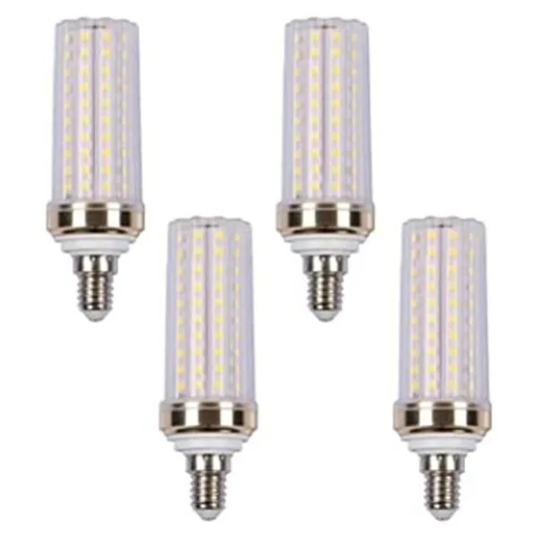 Lxcom Lighting Bombilla LED de maíz E12 de 20 W 4