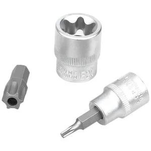 Drive macho hembra Torx Star Bit Socket ESocket Juego de