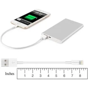 Cable cargador para iPhone color blanco_2