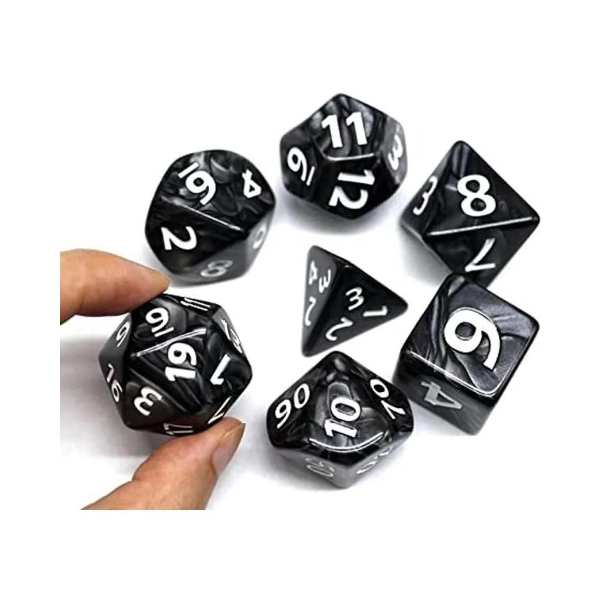DiceDND Juego de dados RPG de 0.984 in para mazmorras y_1