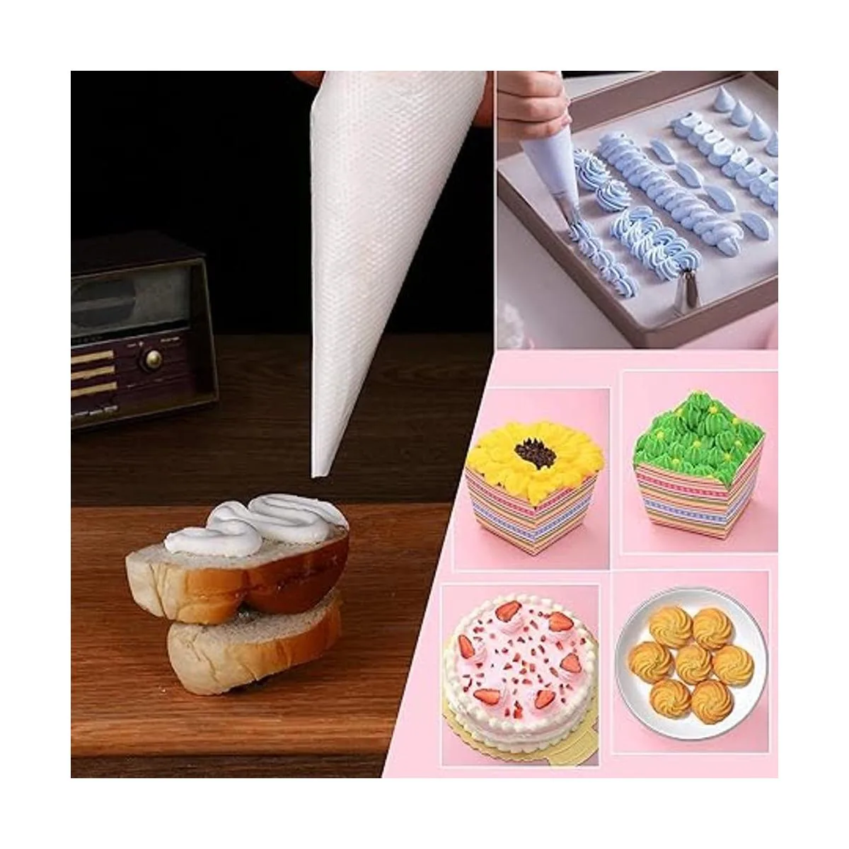 400 bolsas de tubería desechables de 12 pulgadas para