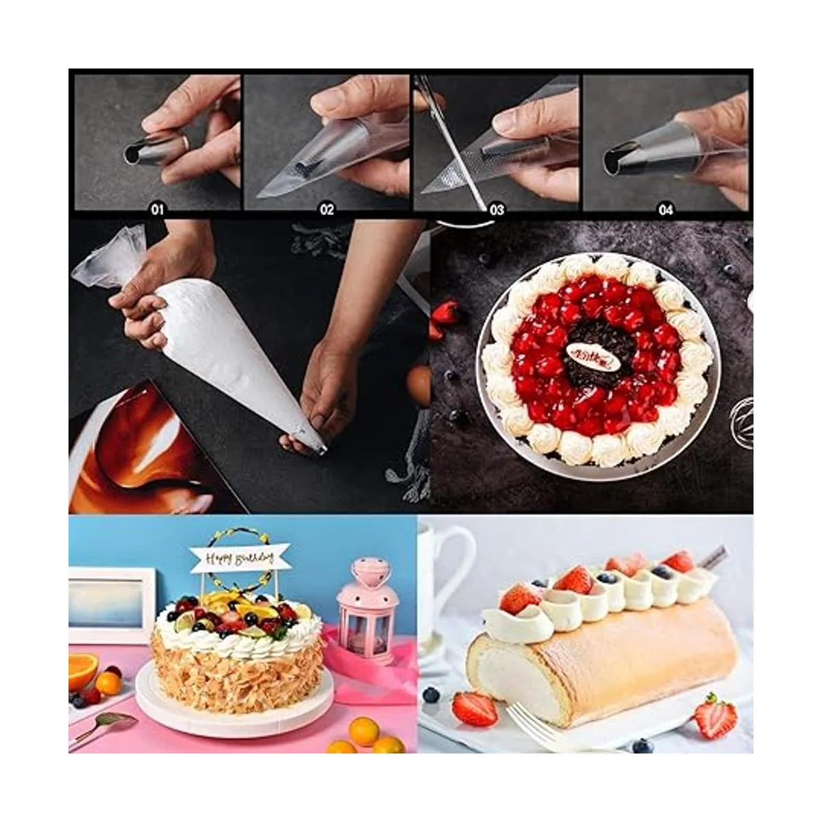 400 bolsas de tubería desechables de 12 pulgadas para